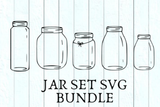 5 Jar Set Bundle for Crafters: A Graphic Design Asset Review