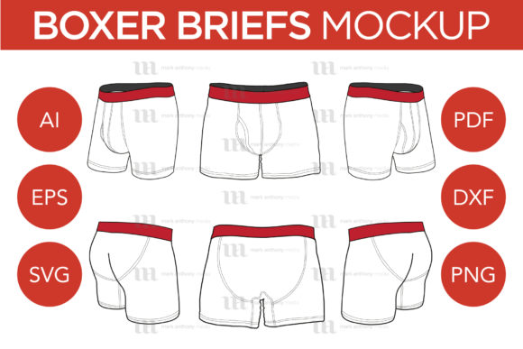 Boxer Briefs Mockup Template Review