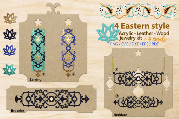 Eastern Style Jewelry Kit for Decorative Graphics