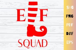 Elf Squad Cut File Cricut for Crafts and Graphics