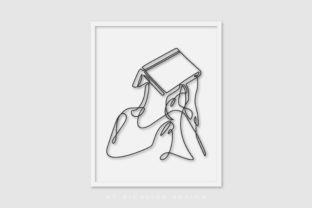 Line Art Poster Girl Book – A Versatile Graphic Illustration
