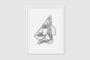 Line Art Poster Half Queen Review for Embroidery Projects