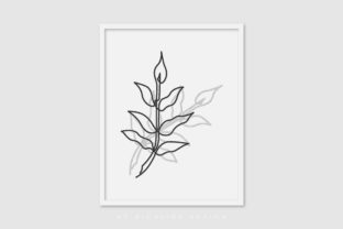 Line Art Poster Leaf Two Review