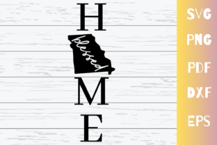 Missouri Blessed Home Cut File for Crafts and Graphics