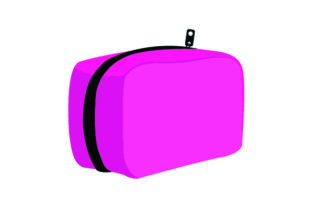Pink Makeup Bag Mockup for Crafts and Designs Amp