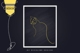 Premium Cat Animal Line Art Poster Review