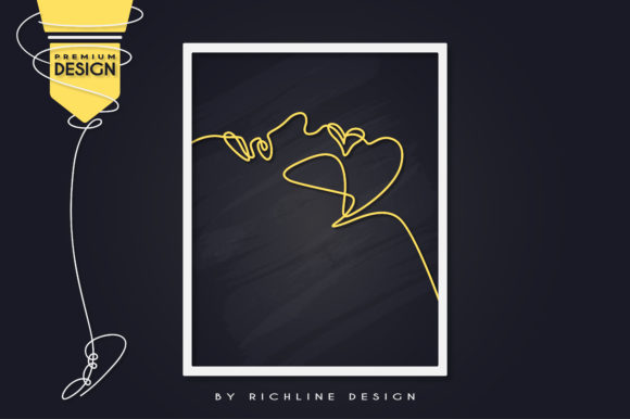 Sexy Scene Line Art Poster – A Versatile Graphic Design Asset for Sellers