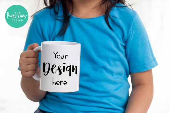 Youthful Mug Mockup for Graphics and Mugs Amp